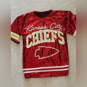 Kansas City Chiefs, Travis Kelce Sequin Shirt Dress